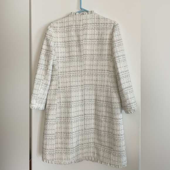 Kate Spade Sparkle Tweed Metallic Coat Size 6 - Picture 15 of 15